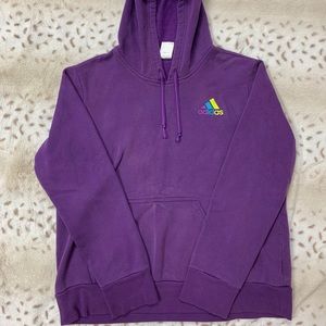 ADIDAS SWEATSHIRT HOODIE COLORFUL LOGO